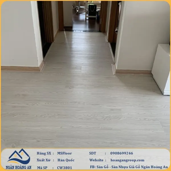 Sàn Nhựa Hèm Khoá MSFloor CW3801 4mm