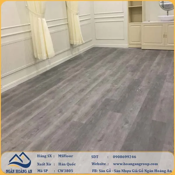 Sàn Nhựa Hèm Khoá MSFloor CW3805 4mm
