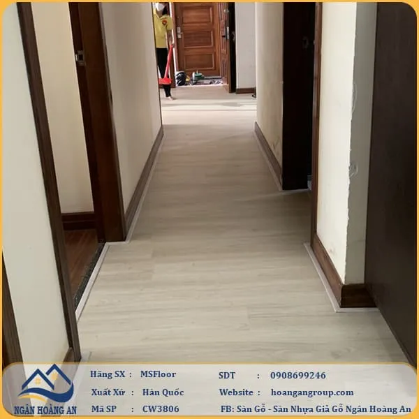 Sàn Nhựa Hèm Khoá MSFloor CW3806 4mm