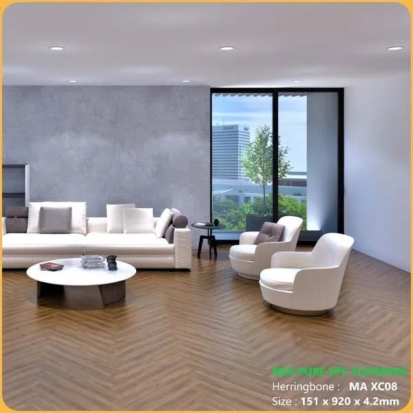 Sàn Nhựa Giả Gỗ Hèm Khóa Xương Cá MIA MA XC08