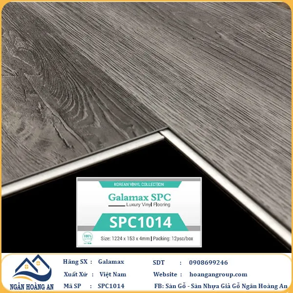 Sàn Nhựa Hèm Khóa Galamax SPC1014