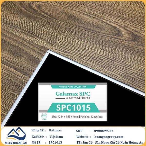 Sàn Nhựa Hèm Khóa Galamax SPC1015