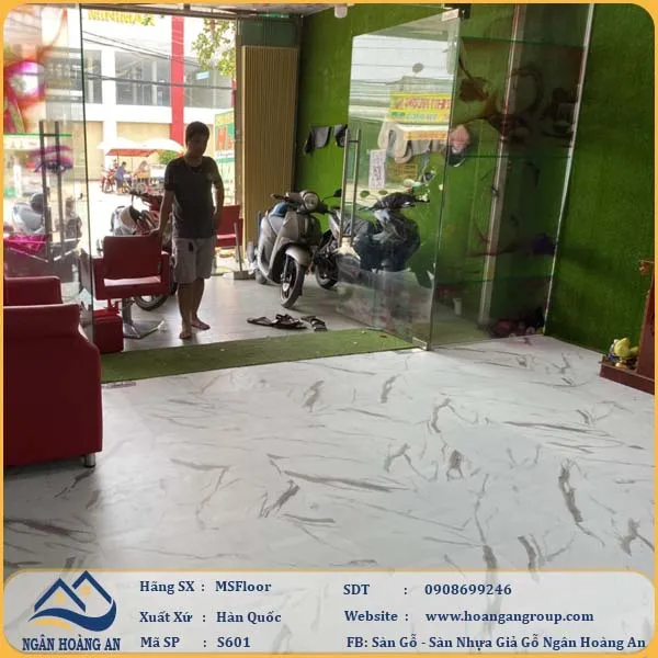 Sàn Nhựa Giả Vân Đá MsFloor Dày 2mm S601