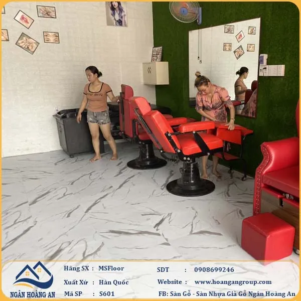 Sàn Nhựa Giả Vân Đá MsFloor Dày 2mm S601
