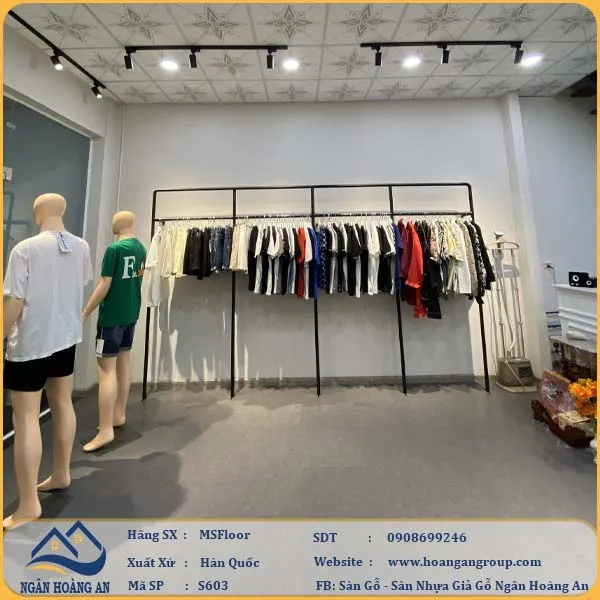 Sàn Nhựa Giả Bê Tông Hàn Quốc MsFloor S603