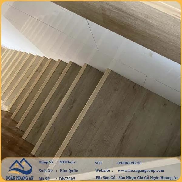 Sàn Nhựa Giả Gỗ Dán Keo MsFloor DW7005