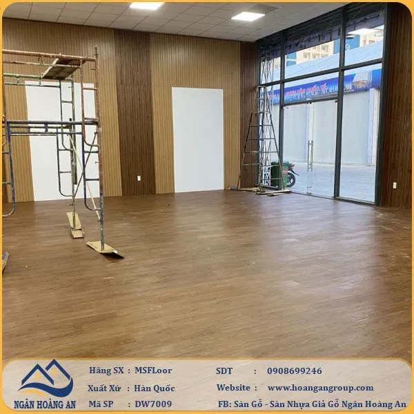 Sàn Nhựa Giả Gỗ Dán Keo MsFloor DW7009