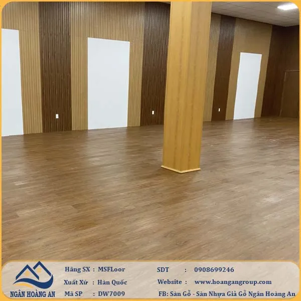 Sàn Nhựa Giả Gỗ Dán Keo MsFloor DW7009