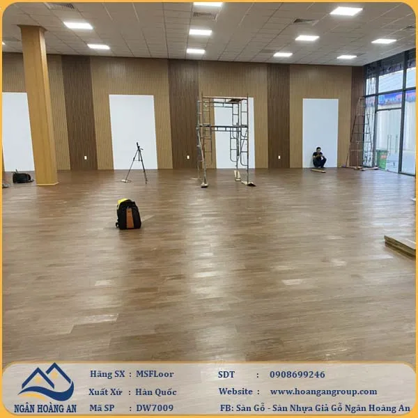 Sàn Nhựa Giả Gỗ Dán Keo MsFloor DW7009