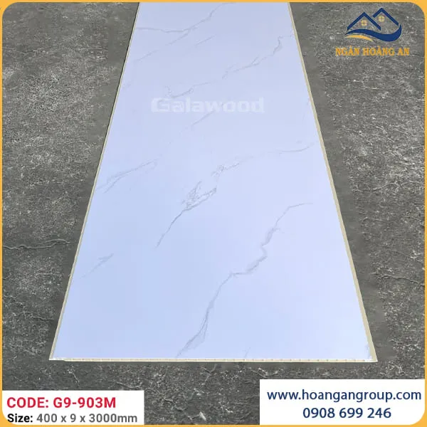 Tấm Nhựa Nano Giả Vân Đá Trắng Galawood G9-903M