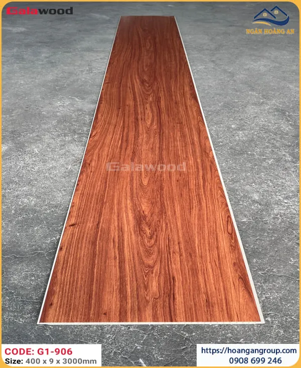 Tấm Ốp Trần Nano Nhựa Giả Gỗ Galawood G1-906