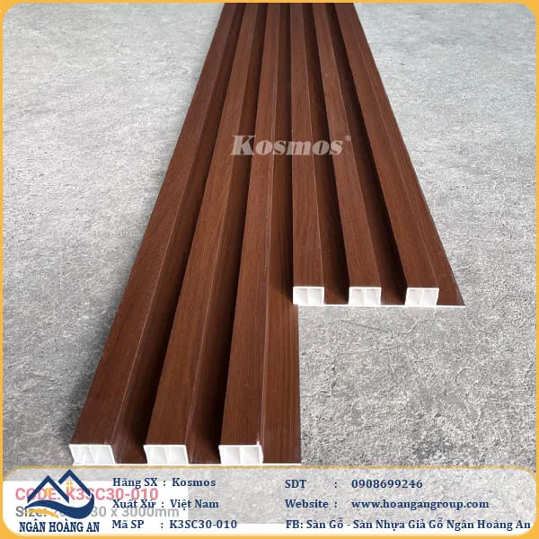 Lam 3 Sóng Cao Giả Gỗ Kosmos K3SC30-010