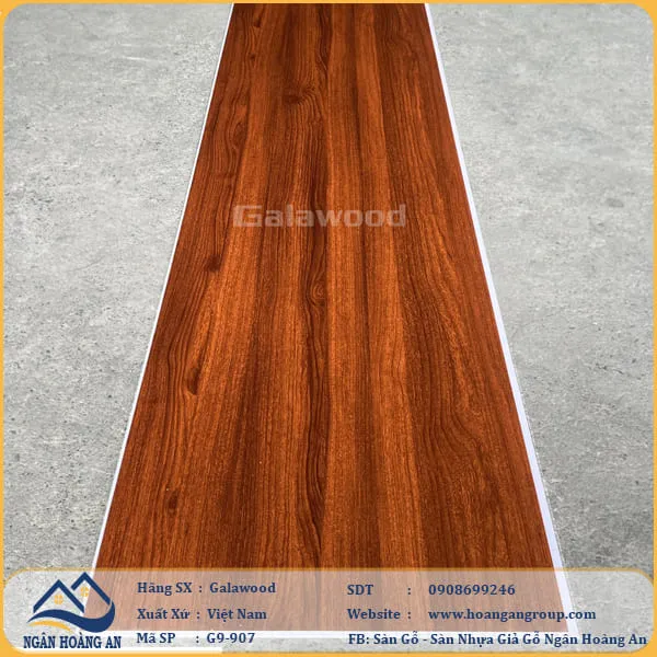 Tấm Nhựa Ốp Tường Ốp Trần Nano Giả Gỗ Galawood G9-907
