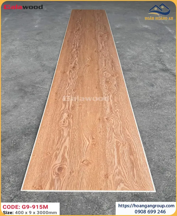 Tấm Nhựa Ốp Tường Nano Giả Gỗ Galawood G9-915M