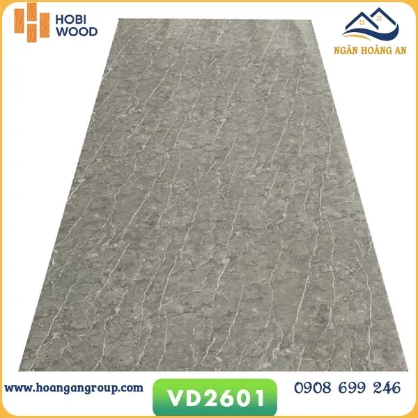 Tấm Nhựa Ốp Tường PVC Giả Đá Hobi Wood VD2601 Dày 2.6mm