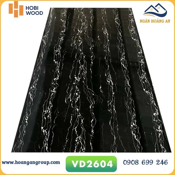 Tấm Nhựa Ốp Tường PVC Giả Đá Hobi Wood VD2604 Dày 2.6mm