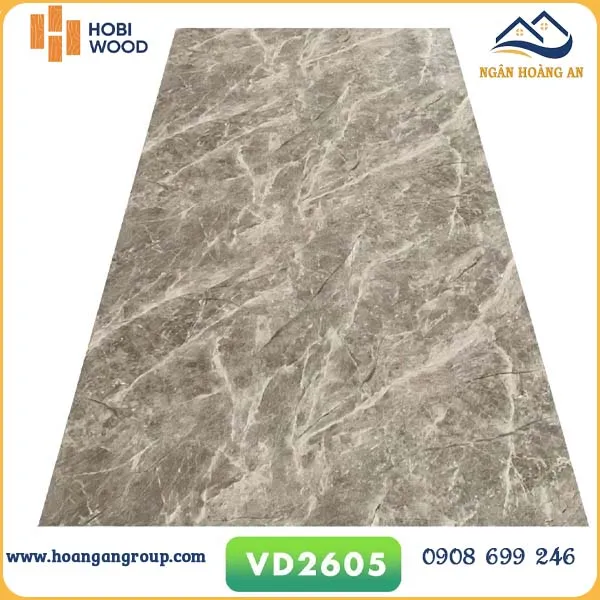 Tấm Nhựa Ốp Tường PVC Giả Đá Hobi Wood VD2605 Dày 2.6mm