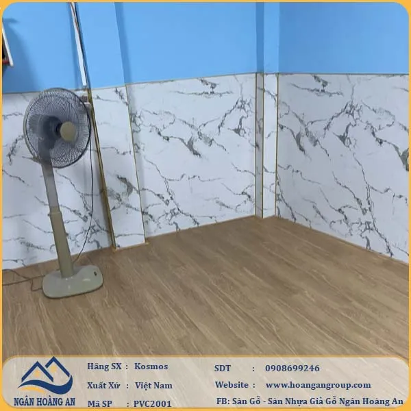 Ốp Tường PVC Giả Đá Kosmos PVC2001 Dày 2.8mm