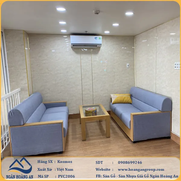 Ốp Tường PVC Giả Đá Kosmos PVC2006 Dày 2.8mm