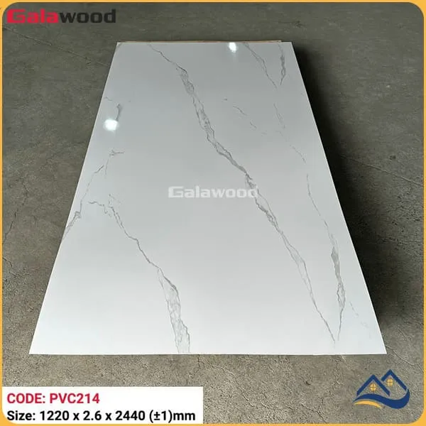 Tấm Nhựa Ốp Tường PVC Giả Đá Galawood PVC214 dày 2.6mm