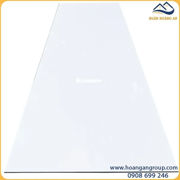 Tấm Ốp Than Tre 5mm Kosmos Vân Đá Trắng PET TT-505