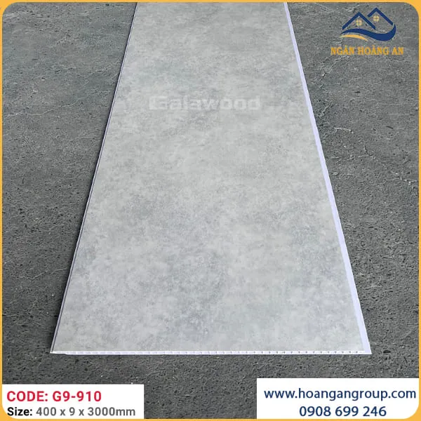 Tấm Nhựa Ốp Tường Nano Giả Bê Tông Galawood G9-910