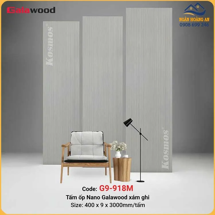 Tấm Nhựa Ốp Trần Nano Galawood G9-918M