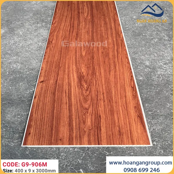 Tấm Nhựa Ốp Tường Nano Nhựa Giả Gỗ Galawood G9-906M