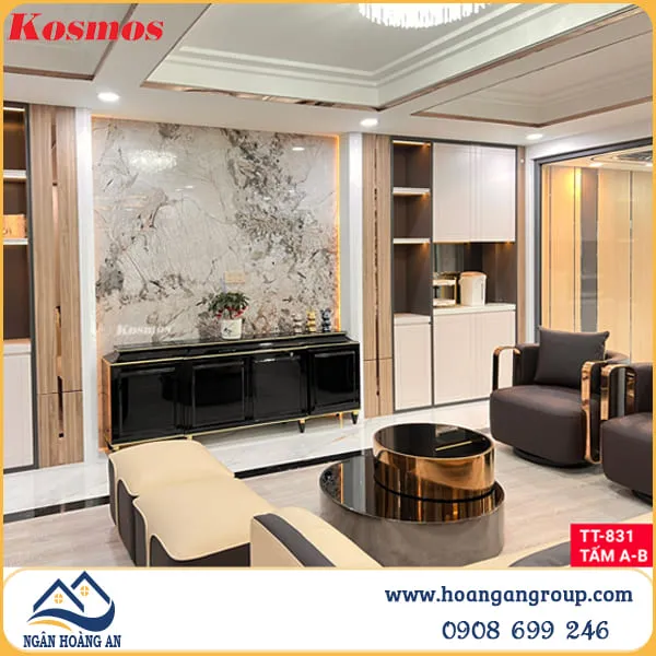 Tấm Ốp Sợi Than Tre Pandora Kosmos TT-831