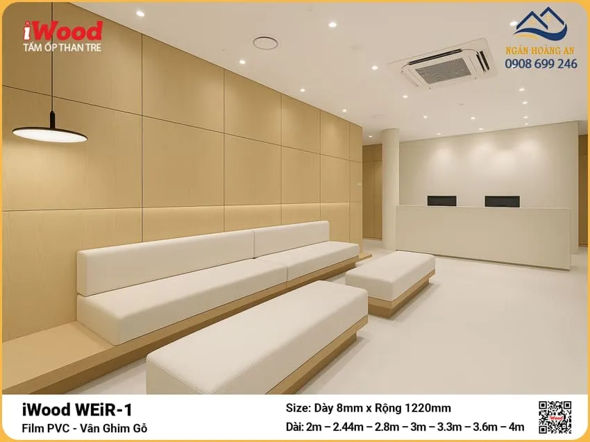 Tấm Ốp Sợi Than Tre Đa Năng iWood WEiR-1
