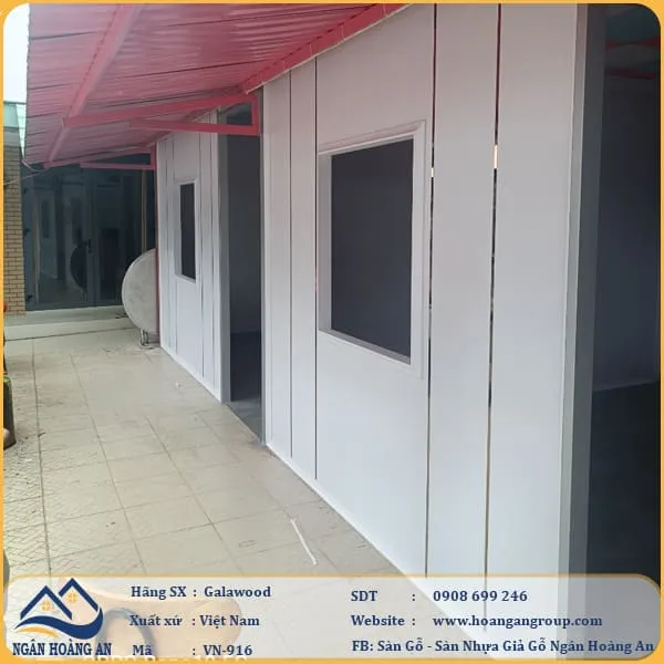 Tấm Ốp Vách Ngăn Phòng Vân Giấy Galawood VN-916X3M