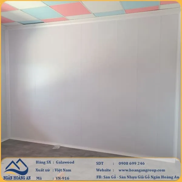 Tấm Ốp Vách Ngăn Phòng Vân Giấy Galawood VN-916X3M