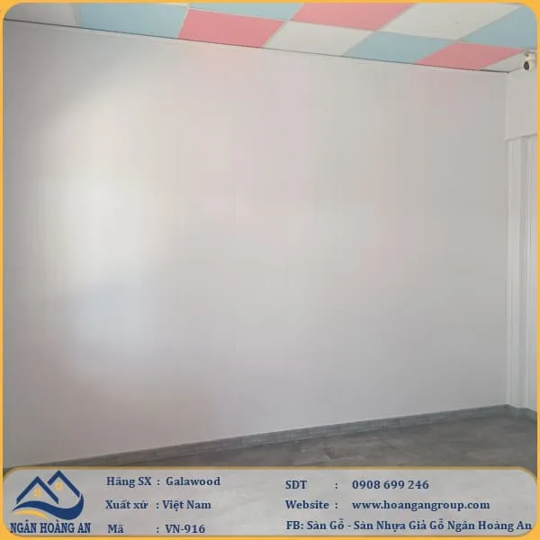 Tấm Ốp Vách Ngăn Phòng Vân Giấy Galawood VN-916X3M