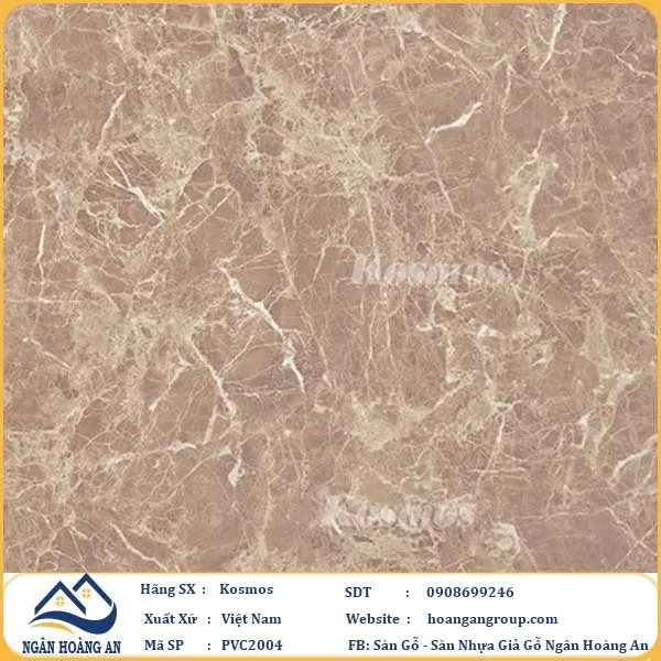 Ốp Tường PVC Giả Đá Kosmos PVC2004 Dày 2.8mm