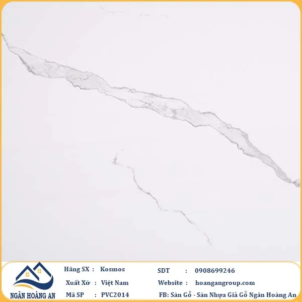 Ốp Tường PVC Giả Đá Kosmos PVC2014 Dày 2.8mm