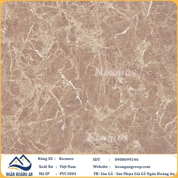 Ốp Tường PVC Giả Đá Kosmos PVC3004 Dày 3.2mm