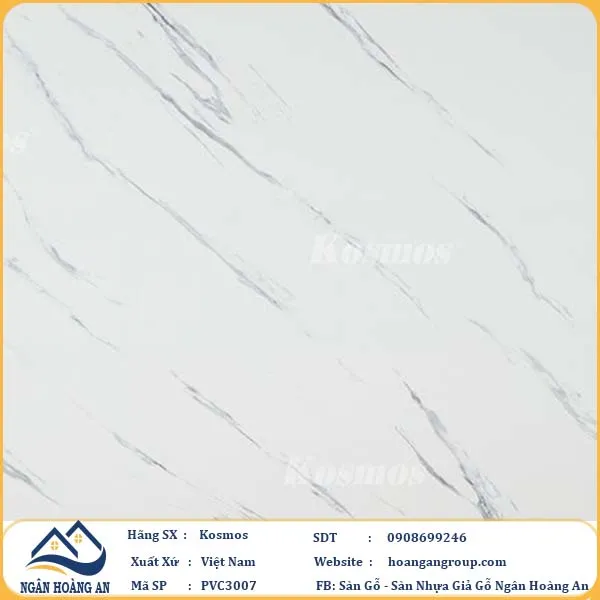 Ốp Tường PVC Giả Đá Kosmos PVC3007 Dày 3.2mm