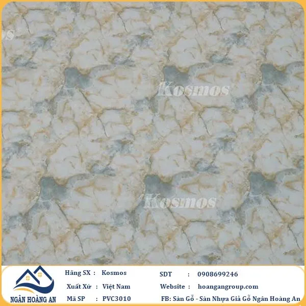 Ốp Tường PVC Giả Đá Kosmos PVC3010 Dày 3.2mm