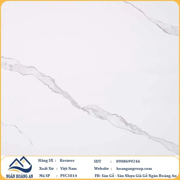 Ốp Tường PVC Giả Đá Kosmos PVC3014 Dày 3.2mm