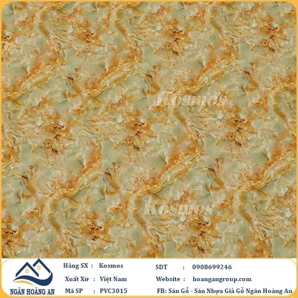 Ốp Tường PVC Giả Đá Kosmos PVC3015 Dày 3.2mm
