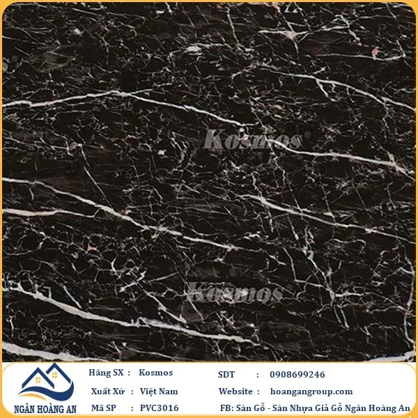 Ốp Tường PVC Giả Đá Kosmos PVC3016 Dày 3.2mm