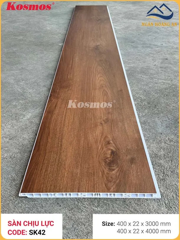 Sàn Chịu Lực Nhựa PVC Làm Gác Xếp Giả Gỗ Kosmos SK42X4M