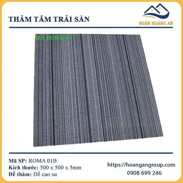 Thảm Tấm Trải Sàn Văn Phòng Roma 01B