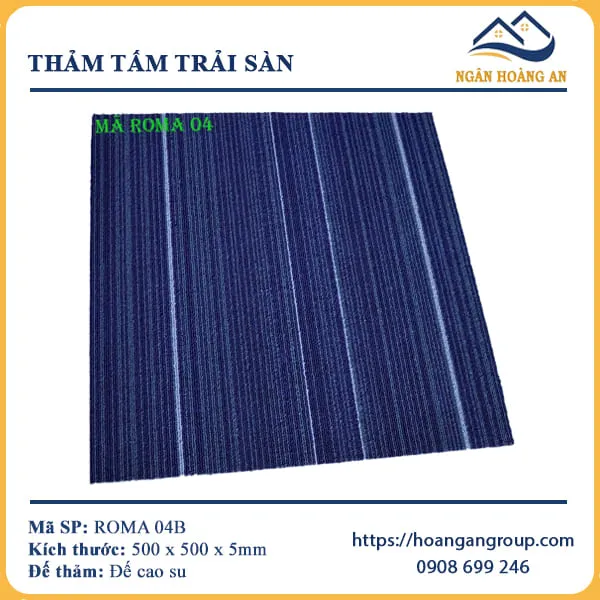 Thảm Tấm Trải Sàn Văn Phòng Roma 04B