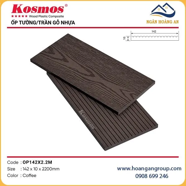Thanh Lam Đa Năng Gỗ Nhựa Ngoài Trời Kosmos OP142X10
