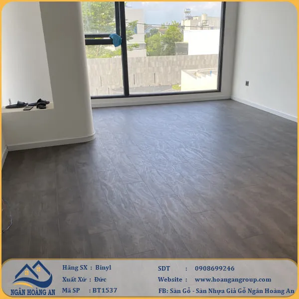 Sàn Gỗ Công Nghiệp Binyl Pro BT1537 dày 12mm