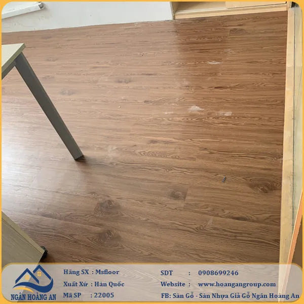 Sàn Nhựa Giả Gỗ Dán Keo MsFloor 22005 Dày 2mm