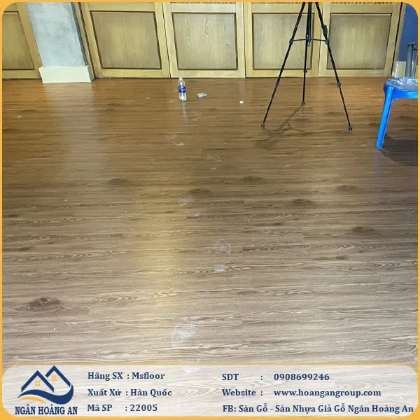 Sàn Nhựa Giả Gỗ Dán Keo MsFloor 22005 Dày 2mm