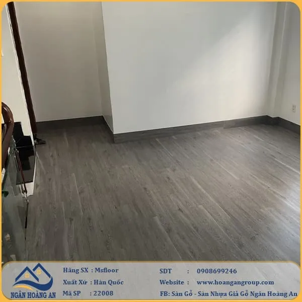 Sàn Nhựa Giả Gỗ Dán Keo MsFloor 22008 Dày 2mm