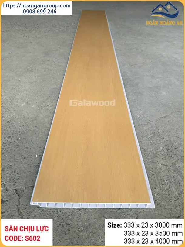 Sàn Nhựa Chịu Lực Gác Lửng Gác Xép Galawood S602X3M
